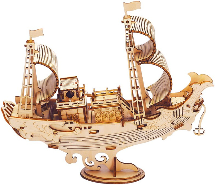 Puzzle 3D drewniany statek dyplomatyczny Robotime